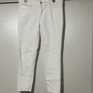 Gap 1969 Women's White Slim Fit Pants